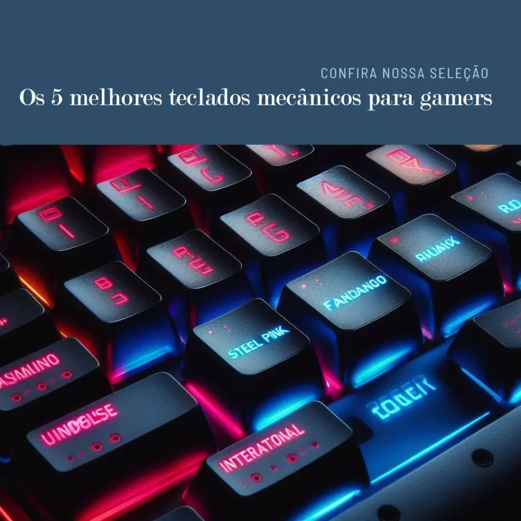 Top Cinco  teclado mecânico gamer