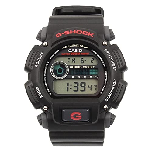 Casio G-Shock relógio de quartzo com resina Strap, Black, 25 (Modelo: DW9052-1V)