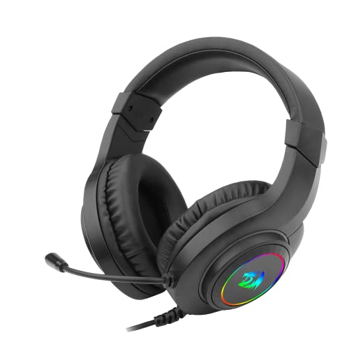 Headset Gamer Redragon Hylas Preto RGB H260RGB, Único