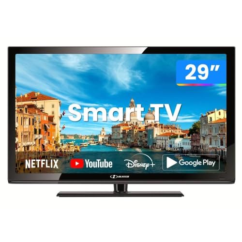 Smart TV Buster LED 29" HBTV-29D07HD com Conversor Digital Integrado 2 HDMI, 2 USB, Wi-Fi, bivolt.