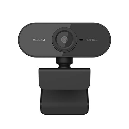 Webcam Full HD 1080p com microfone (Preto)