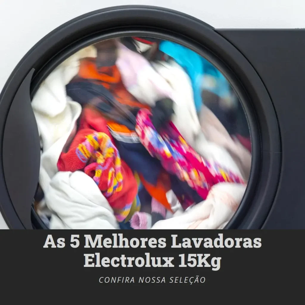 Principais 5  Lavadora Electrolux 15Kg