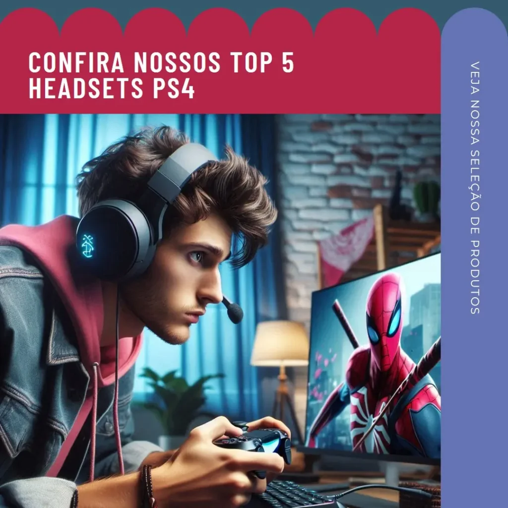 Principais Cinco  headsets ps4