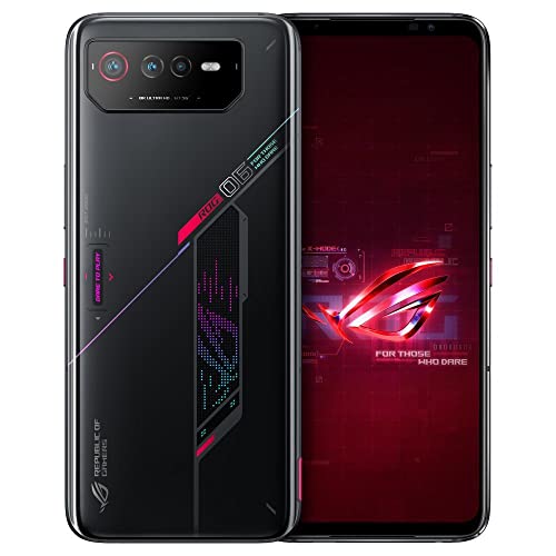 ASUS, Smartphone Gamer ROG Phone 6 AI2201-1A049BR QUALCOMM SNAPDRAGON SM8475/12 GB/256 GB/Android 12/preto/SIM (Nano) /SIM (Nano)