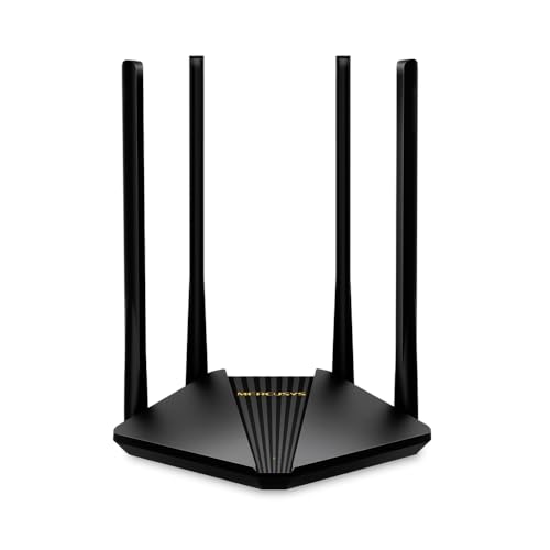 ROTEADOR WIRELESS DUAL BAND GIGABIT AC1200 MR30G (BR) – MERCUSYS, Preto