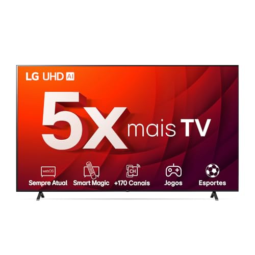 Smart TV 55" 4K LG UHD ThinQ AI 55UR8750PSA HDR Bluetooth Alexa Google Assistente Airplay2 3 HDMI