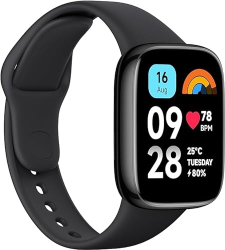 Smartwatch Redmi watch 3 active relógio Redmi Xiaomi preto