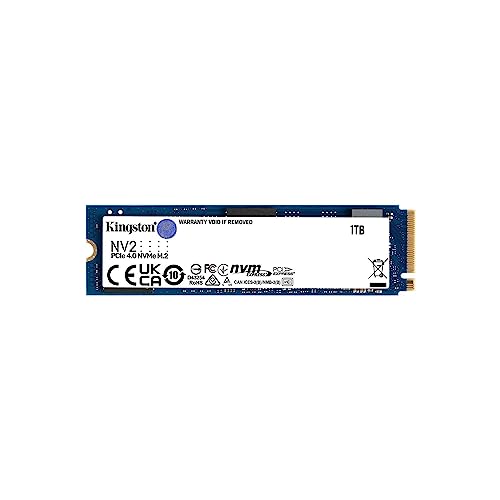 SSD Kingston NV2 1TB NVMe M.2 2280 (Leitura até 3500MB/s e Gravação até 2100MB/s)