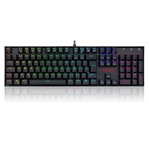 Teclado Gamer Redragon Mec Mitra Brown K551Rgb-1