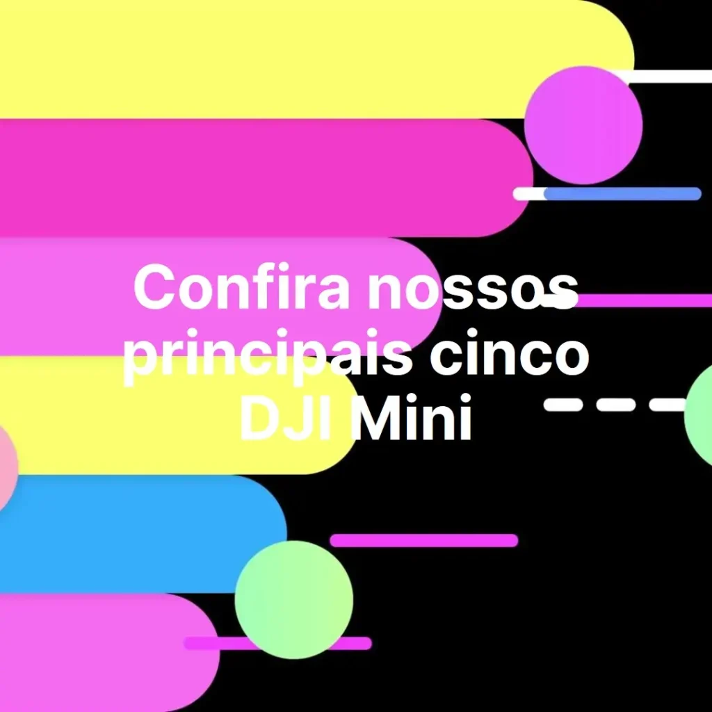 Principais Cinco  dji mini