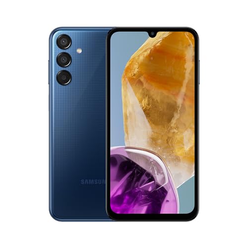 Celular Samsung Galaxy M15 5G, 6.000mAh, Câmera Tripla até 50MP, 128GB (Azul Escuro)