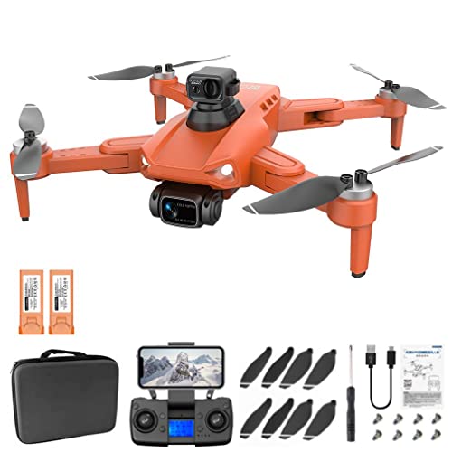 Drone L900 Pro SE Max com câmeras duplas 4K para adultos e crianças, com prevenção de obstáculos 1080p FPV 5G RC Quadricóptero 6 eixos giroscópio 14CH GPS dobrável drone, fácil para iniciantes