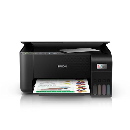 Epson EcoTank L3250 - Multifuncional, Tanque de Tinta Colorida, Wi-Fi Direct, USB, Bivolt, Preto