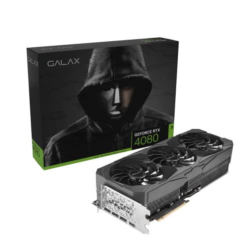 GPU NV RTX4080 BLACK SG 16GB GDDR6X 256 BITS GALAX 48NZM6MD6LSG