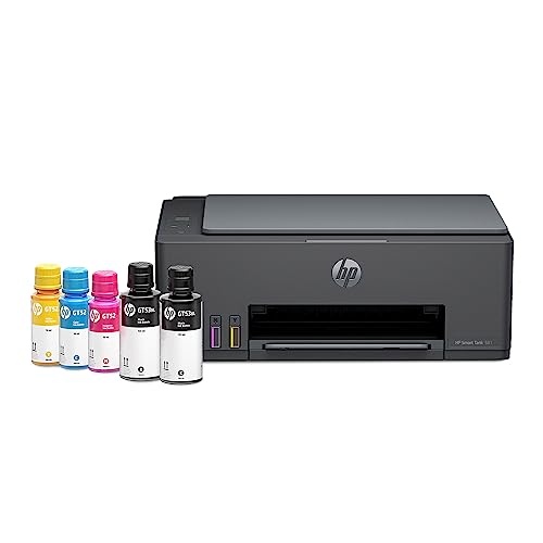 Impressora Multifuncional HP Smart Tank 581 Tanque de Tinta Colorida Wi-Fi com autorreparo, USB - Impressora, Copiadora e Scanner Cor: ‎Cinza Chumbo (4A8D5A)