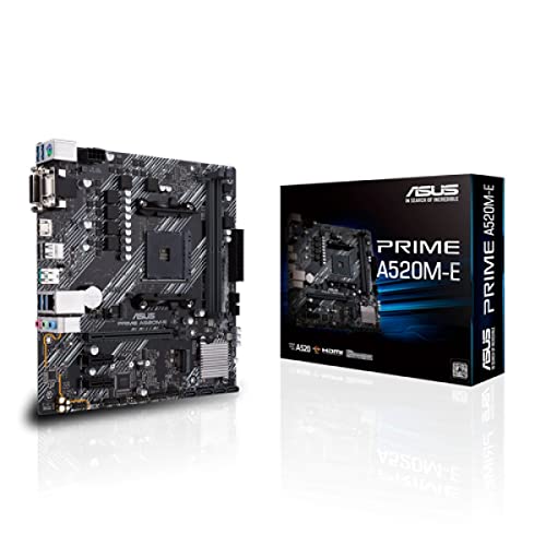 Placa-Mãe ASUS Prime - A520M-E, AMD AM4, mATX, DDR4