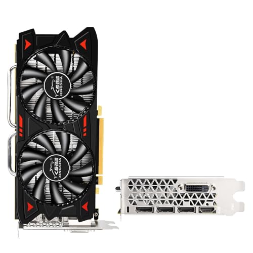 Placa de Vídeo RX 580 8GB 256Bit 2048SP DDR5 Placas Gráficas para AMD Radeon RX 580 Series para Mineração e Jogos