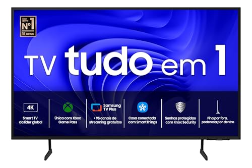 Samsung Smart TV 55" UHD 4K 55DU7700 - Processador Crystal 4K, Gaming Hub