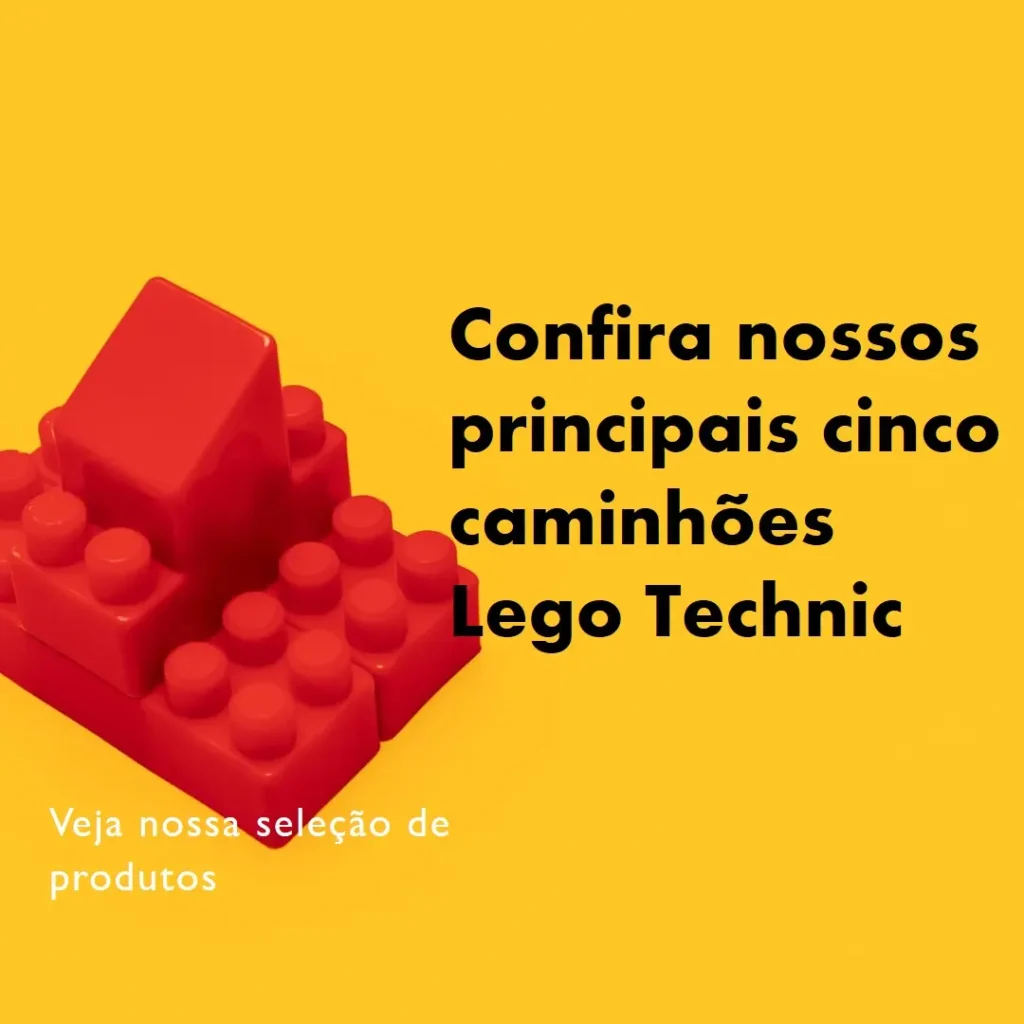 Principais Cinco  lego technic caminhão