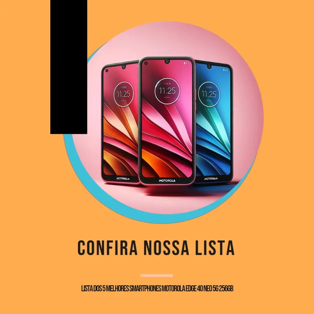 Lista de 5 Melhores:  smartphone Motorola Edge 40 neo 5g 256gb