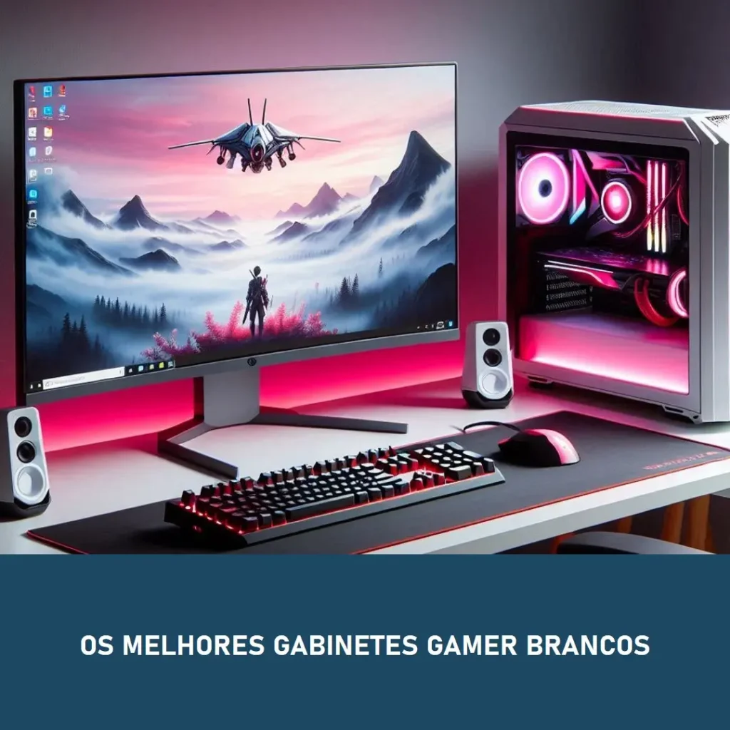 Principais Cinco  Gabinete Gamer Branco