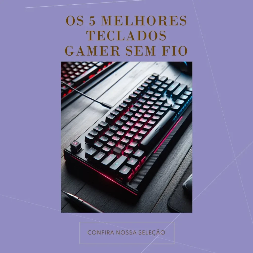 Melhores 5  teclado sem fio gamer