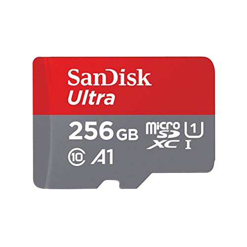 Cartão de Memória SanDisk Micro SD 256GB UHS-I Classe 10 com Adaptador - SDSQUNR-256G-GN6TA