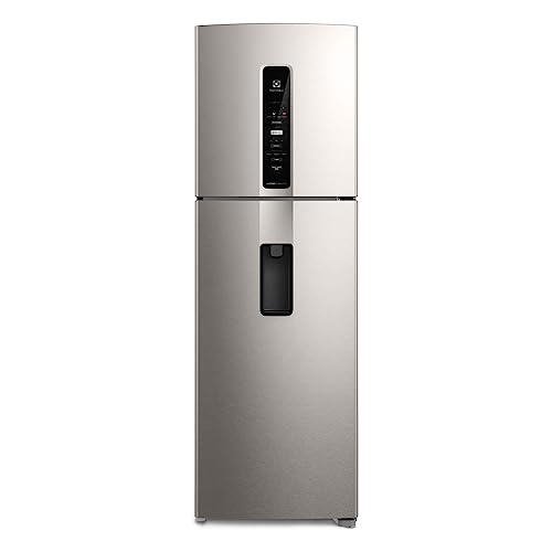 Geladeira Electrolux Frost Free Inverter 409L Água na Porta AutoSense cor Inox Look (IW45S) - 127V