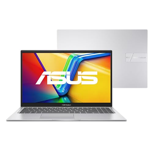 Notebook ASUS Vivobook 15, Intel Core i5 1235U, 8 GB, 256 GB SSD, W11 Home, Tela 15,6" FHD, Cool Silver - X1504ZA-NJ985W