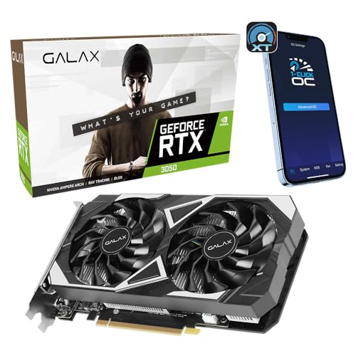 Placa de Vídeo Galax NVIDIA GeForce - RTX 3050, 6GB, DDR6, 96 Bits