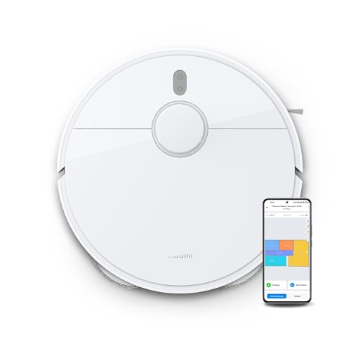 Xiaomi Robot Vacuum S10 - Robot aspirador e lava-chão com planeamento inteligente de rotas, sucção de 4000 Pa, três níveis de lavagem, branco