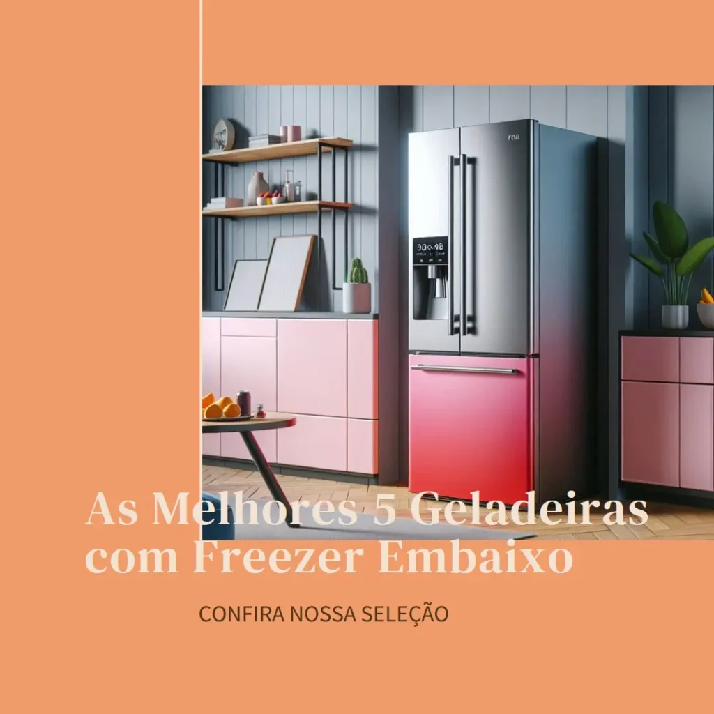 Melhores 5  Geladeira Freezer Embaixo