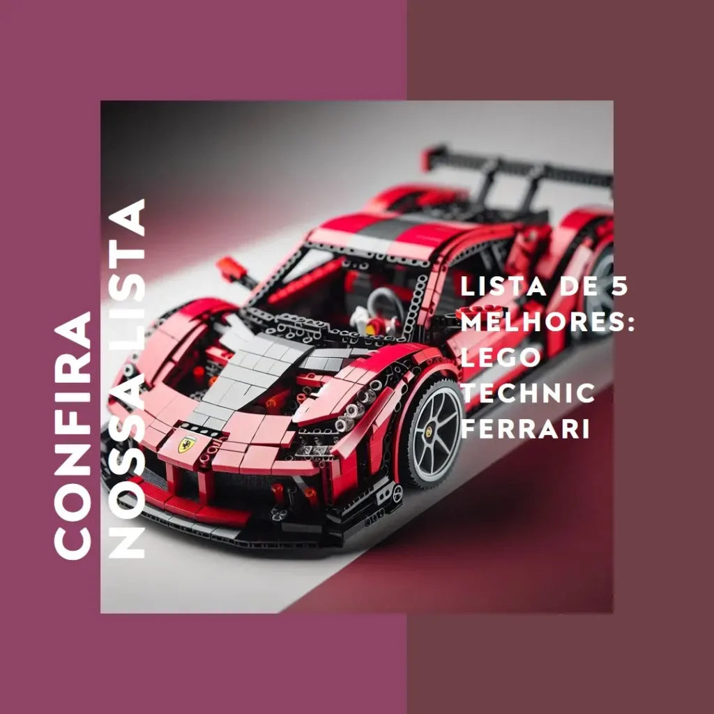 Lista de 5 Melhores:  lego technic ferrari