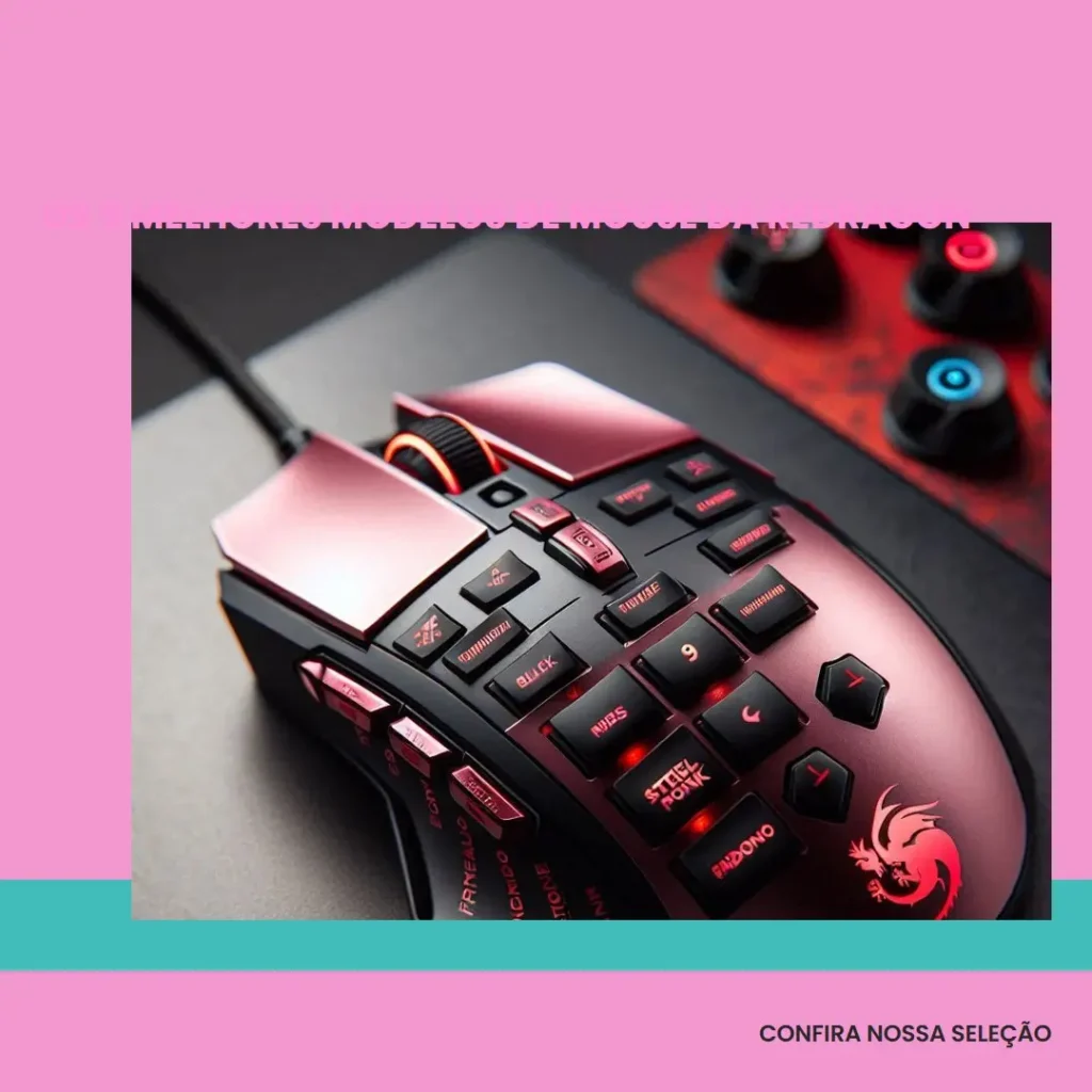 Cinco Melhores Modelos de  mouse da Redragon