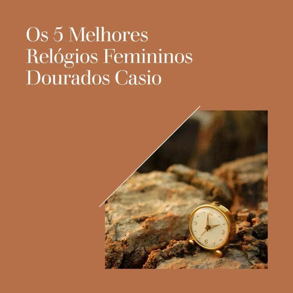 As 5 Melhores Opções de  Relogio Feminino Dourado Casio