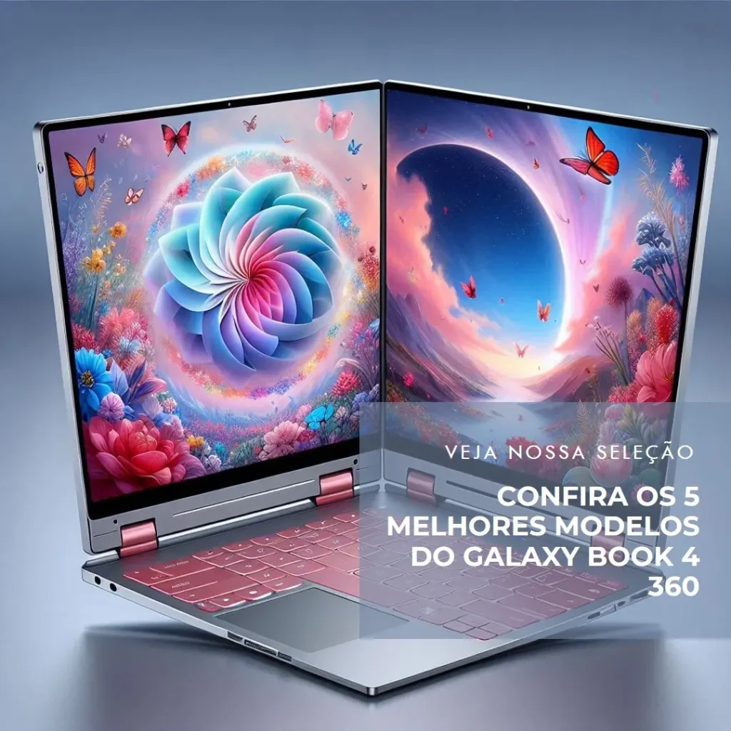 5 Melhores Modelos de  galaxy book 4 360