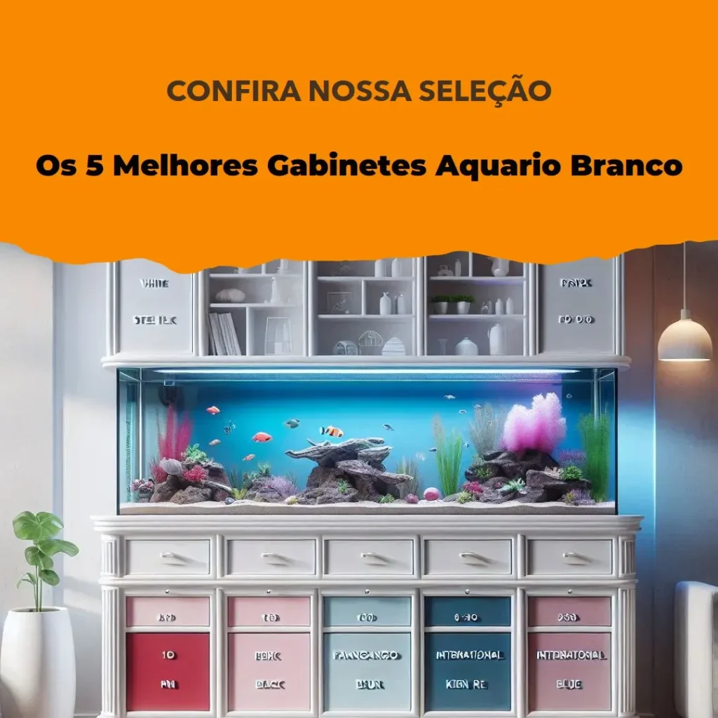 Os 5 Principais Modelos de  Gabinete Aquario Branco