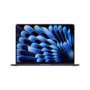 Apple 2024 MacBook Air (de 15 polegadas, Chip M3 da Apple com CPU de oito núcleos e GPU de dez núcleos, 8GB Memória unificada, de 256 GB) - Meia-noite