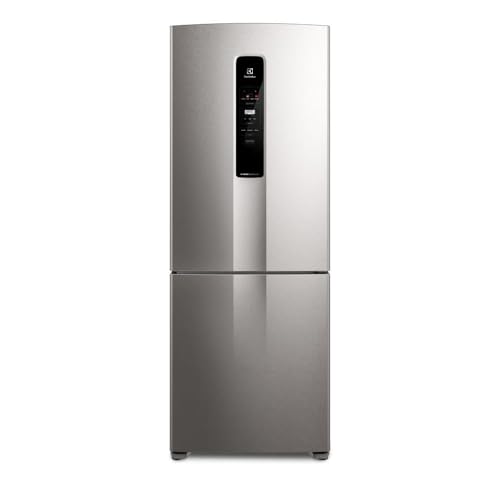 Geladeira Electrolux Frost Free 490L Efficient com AutoSense Inverse Inox Look (IB7S) 127V