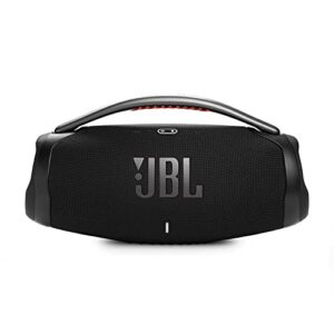 JBL Caixa de Som, Boombox 3, Bluetooth, À Prova D'água e Poeira - Preto