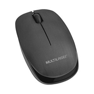 Mouse Sem Fio Standard Conexão Usb 1200dpi 3 Botões Design Ergonômico Preto - MO251