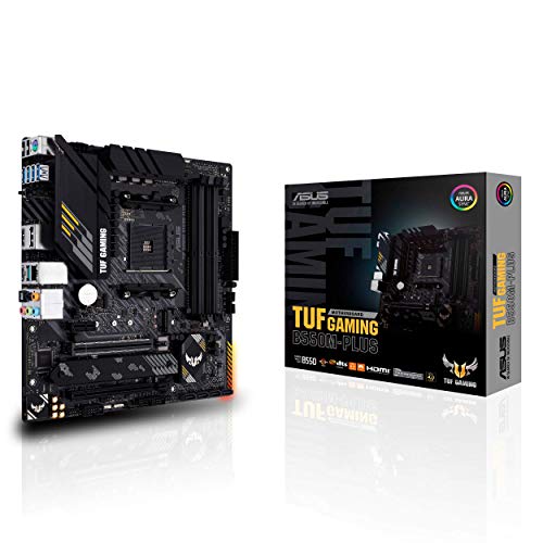 Placa Mãe Asus TUF GAMING B550M-PLUS AMD AM4 DDR4 mATX