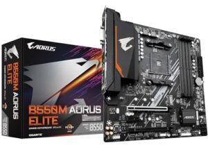 Placa Mãe Gigabyte B550M AORUS Elite, Chipset B550, AMD AM4, mATX, DDR4