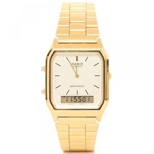 Relógio Feminino Anadigi Casio Vintage AQ-230GA-9DMQ - Dourado