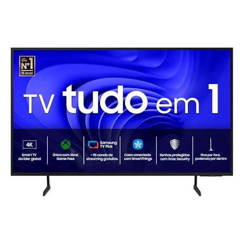 Samsung Smart TV 43" UHD 4K 43DU7700 - Processador Crystal 4K, Gaming Hub