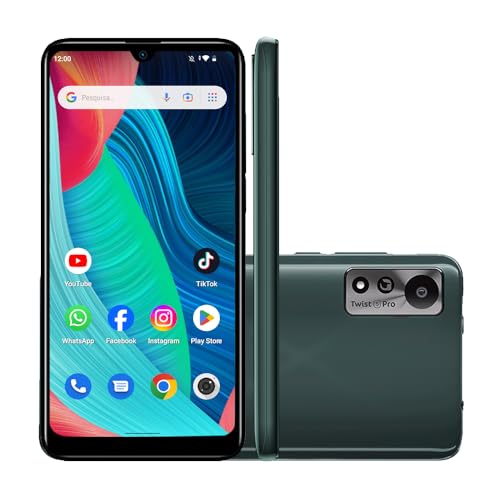 Smartphone Positivo Twist 5 Pro - 64GB - Dual Chip - Tela notch de 6.26” GRAFITE