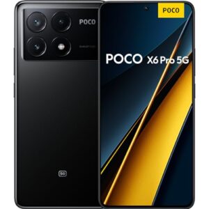 Smartphone Xiaomi POCO X6 Pro 5G 12GB+512GB NFC Dimensity 8300-Ultra 64MP câmera tripla 67W 120Hz AMOLED (Preto)