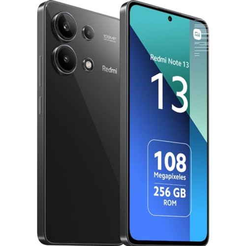 Smartphone Xiaomi Redmi Note 13 4G 8+256 GB, preto