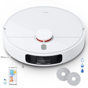 Xiaomi Robot Vacuum S10 - Robot aspirador e lava-chão com planeamento inteligente de rotas, sucção de 4000 Pa, três níveis de lavagem, branco