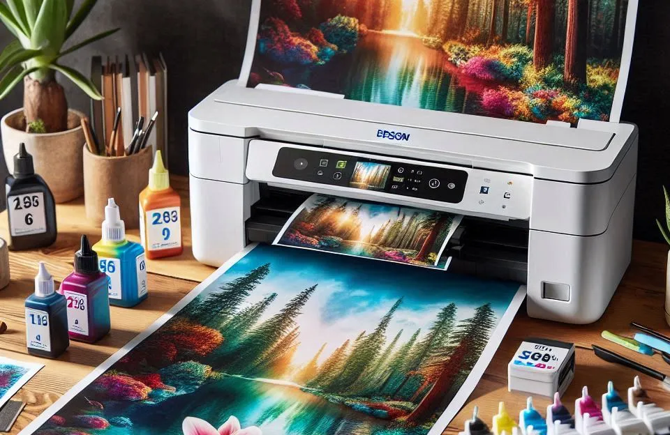 Multifuncional Epson EcoTank L8180 - Tanque de Tinta Fotográfica, 6 Cores, A3+, Wi-Fi e Ethernet